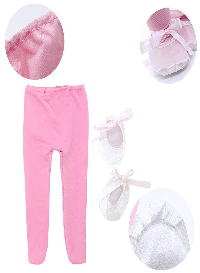 SAIBURAZ 18" Doll Clothes Ballet Ballerina Outfits 5pcs Dance Dress for American OG18 Inch Doll Accessories Sets Girl Doll Clothes Gifts - Image 5